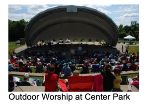 Outdoor Worship at Center Park