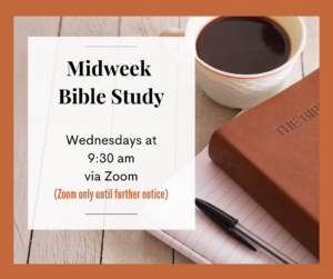 2022 Zoom Only Midweek Bible Study | Bethlehem Lutheran Church