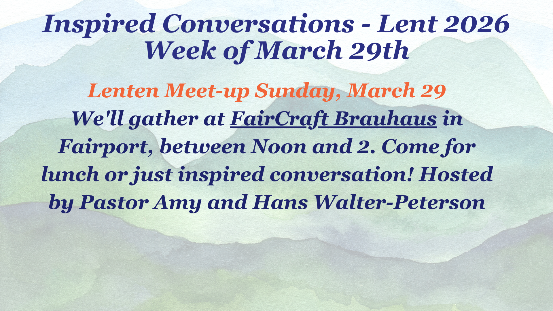 Inspired Conversations