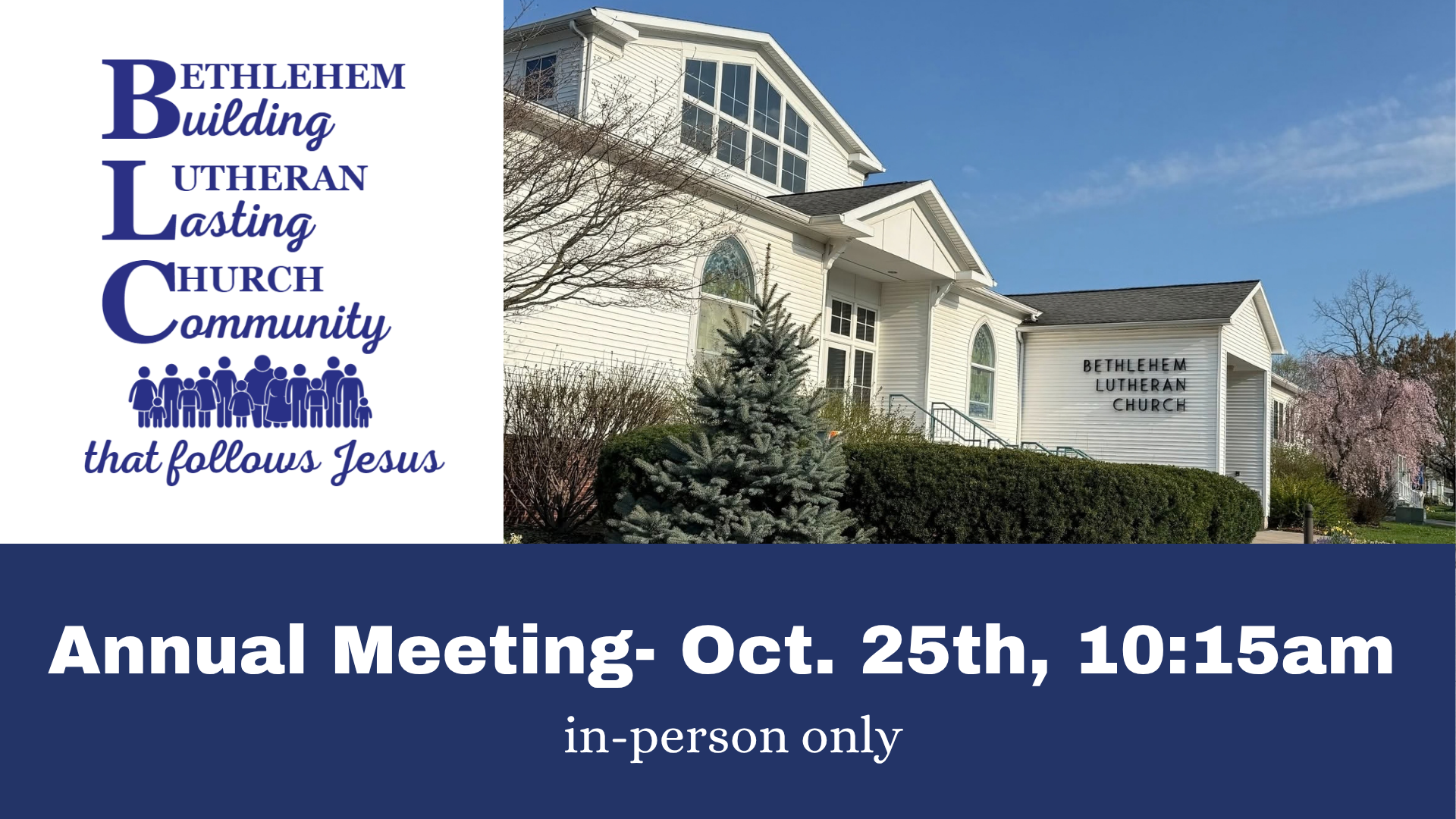 2026 Annual eeting | Bethlehem Lutheran Church
